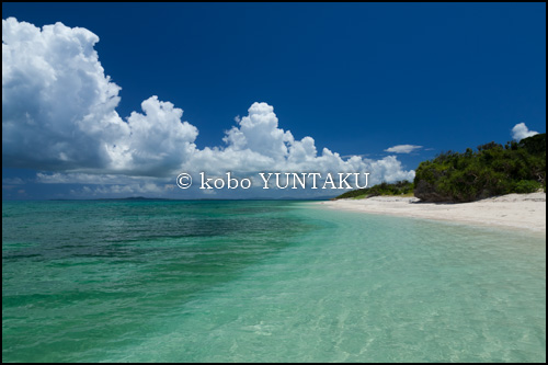 新城島の海岸 2007年